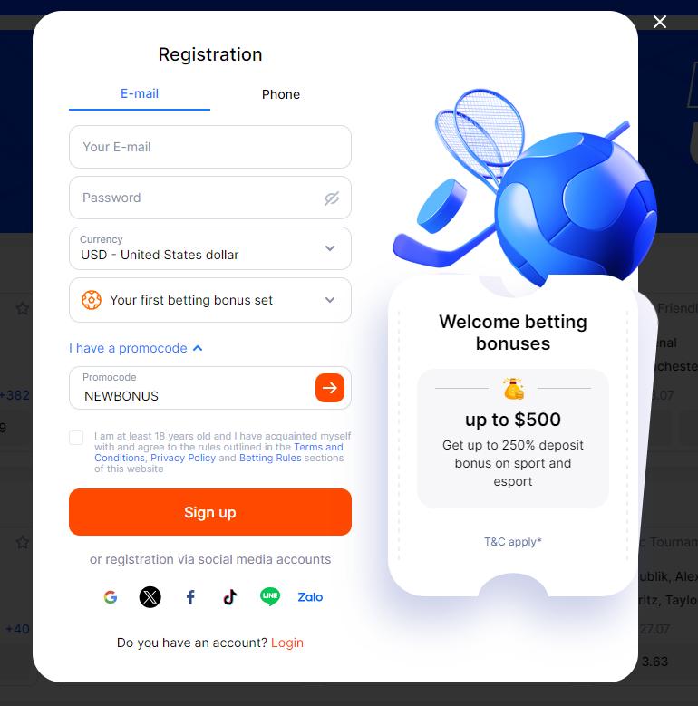 VulkanBet Promo Code